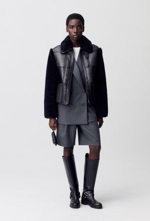 Claudie Pierlot Mixed-material jacket