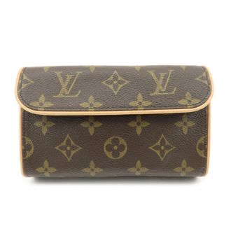 Louis Vuitton Florentine Waist Monogram Canvas Brown Canvas Handbag (Pre-Owned)