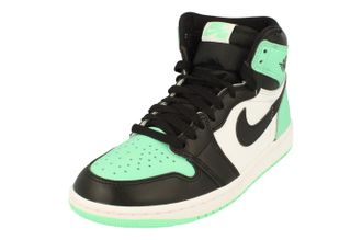 Nike Air Jordan 1 Retro High Og Mens Basketball Black Trainers - Size UK 8.5