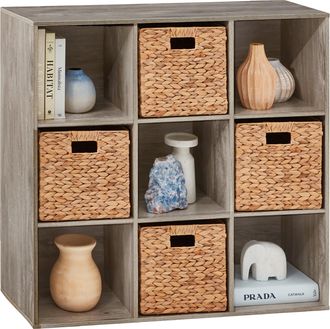 Best Choice Products 9-Cube Storage Organizer, 11in Shelf Opening, Bookcase w/ 3 Removable Back Panels