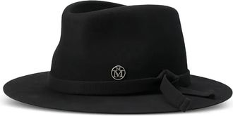 Maison Michel André ribbon hat - Black