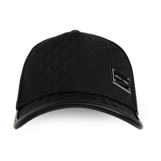 Emporio Armani Baseball Cap - Heren - Petten - Zwart - ONE Size - Leer - Accessoires