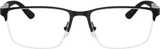 Emporio Armani 0EA1164 Half-Rim Metal Frame Eyeglasses - Black
