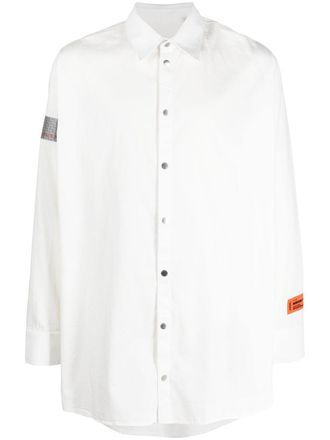 Heron Preston Camicia con dettaglio a righe - Bianco