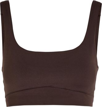 Vuori Clothing Alltheform Stretch-jersey bra - Brown - S (UK8-10 / S)