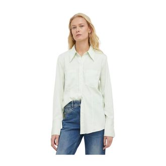 Levi's Overhemden, Dames, Groen, XS, Polyester, Klassiek Shirt