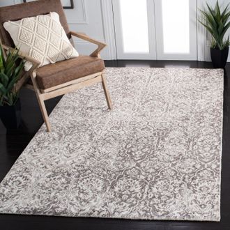 Safavieh Restoration Vintage Hand Made Area rug, Beige / Ivory Traditional Style Non-Shedding