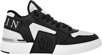 Philipp Plein Low-Top Sneakers Phantom Kicks - unisex - Sneakers - Zwart - 37 EU - Leer - Schoenen