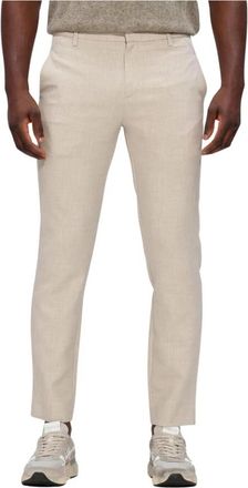 Pla&icirc;n Josh PL Chino - Heren - Vrijetijds broeken - Beige - W33 L32 - Broeken