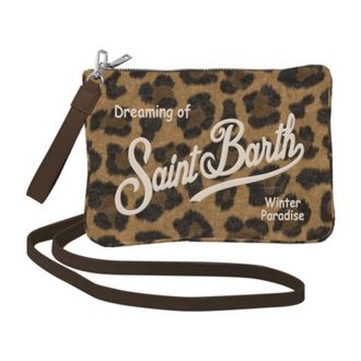 MC2 Saint Barth Tassen, Dames, Bruin, ONE Size, Wol, Parisienne Felt