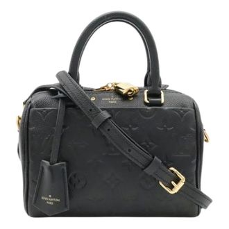 Louis Vuitton Pre-owned Vintage Monogram Empreinte Handbag - Dames - Pre-owned - Zwart - Maat: ONE Size Leer