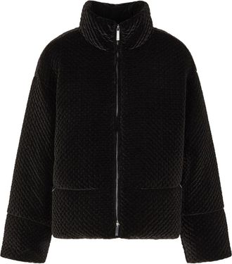 Emporio Armani Coats Blacks And Greys