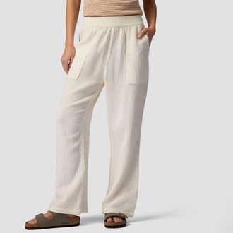 Backcountry Cotton Gauze Pant - Womens in Egret at Nordstrom, Size Medium