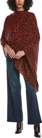 Portolano Animalier Wool & Cashmere-Blend Poncho