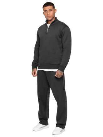 Enzo Jeans Milano | Heren Half Zip Sweatshirt Trainingspak Set