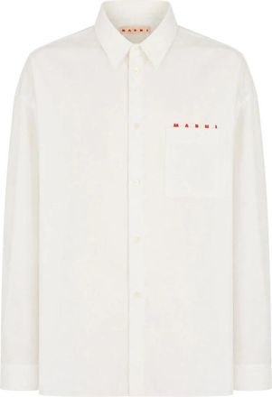 Marni Casual Shirts - Heren - Casual Overhemden - Wit - L - Overhemden