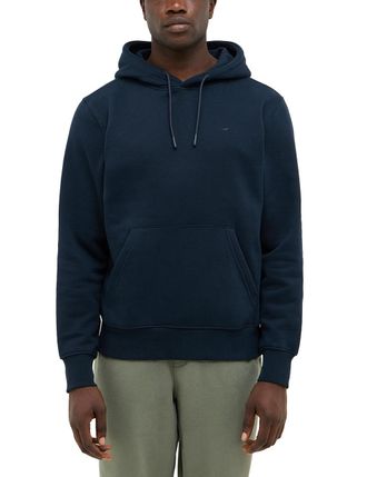 Mustang Sweatshirt MUSTANG Herren Style Bronson, Herren, Gr. XXL, dunkelblau, 80% Baumwolle, 20% Polyester, regular fit, Sweatshirts Sweatshirt