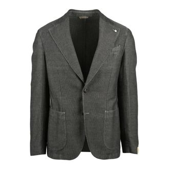 L.B.M. 1911 Blazers, male, Brown, Size: XL Giacca Stondata