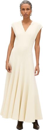 Another Tomorrow Double Face Cutout Dress in Cream at Nordstrom, Size 38 It
