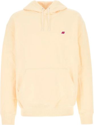 New Balance Sweater met capuchon en zak - Geel