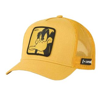 Looney Tunes Heren Daffy Duck Capslab Baseball Cap (Geel)