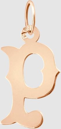 Vanrycke Pendentif Lettrine Or Rose