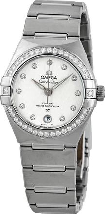 Omega Constellation Automatic Diamond Silver Dial Ladies Watch 131.15.29.20.52.001