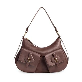 Coccinelle Handbag Grained Leather - female - Coccinelle - Shoulder Bags - Red - ONE SIZE - Bags