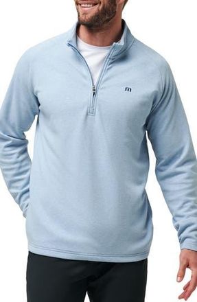 Travis Mathew Upgraded Half Zip Pullover in Light Blue at Nordstrom Rack, Size Xxx-Large