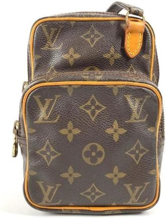 Louis Vuitton Pre-owned Canvas Cross Body Bag - unisex - Vintage Schoudertas - Bruin - ONE Size - Vintage