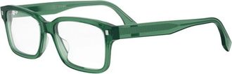 Fendi Authentieke Bril met Topkwaliteit - Heren - Brillen - Groen - 54 MM - Accessoires