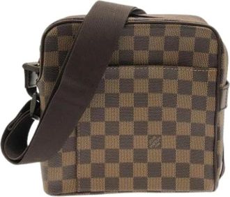 Louis Vuitton Pre-owned Cross Body Bags, female, Brown, Size: ONE SIZE Pre-owned Damier Shoulder Bag