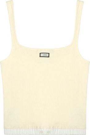 Entire studios Lounge Tank - Dames - Tops zonder mouwen - Geel - M - Tops