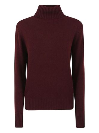 Allude roll-neck sweater - women - Fabric - L - Red