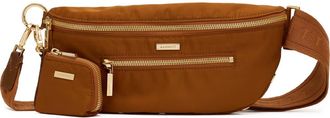 Hammitt Charles Medium Crossbody Bag in Amber Nylon/gold at Nordstrom