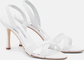 Manolo Blahnik Sandali slingback Callasi in pelle