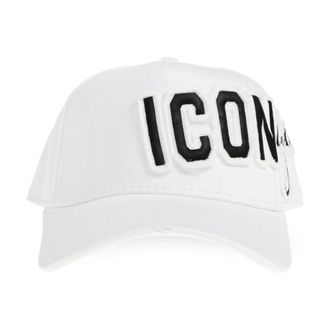 Dsquared2 Caps, male, White, Size: ONE SIZE Icon Baseball Cap