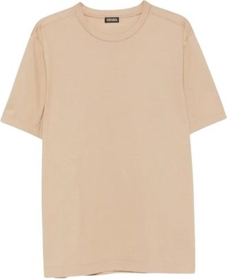 Ermenegildo Zegna Heren, Tops, Beige, Maat: XL Katoen