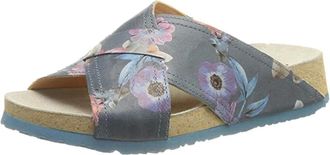 Think Pantolette - Dames - Schoenen - Blauw - Maat: 38 EU
