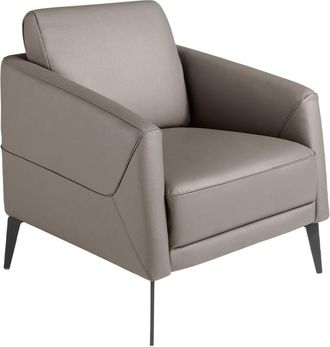 Angel Cerdá Sillón piel gris oscuro