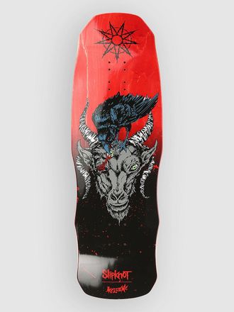 Welcome X Slipknot Spit it Out onDark Lord 9.75 Skateboard Deck zwart