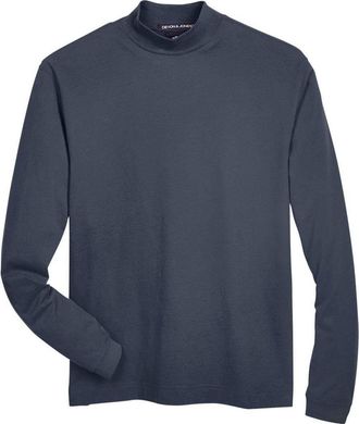 Devon & Jones Sueded Jersey Mock Neck T-Shirt