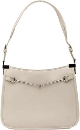 Gucci Pre-owned Vintage Schoudertas - Dames - Vintage Schoudertas - Wit - ONE Size - Leer - Vintage