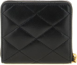 Saint Laurent Womens Black Lamb Leather Cardholder Accessory