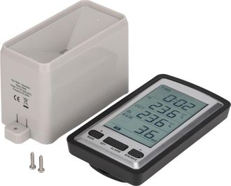 OEM Pluviometro Digitale Wireless Per Uso Domestico, Registratore Di Temperatura Con Trasmissione Rcc E Ricevitore Per Interni Ed Esterni