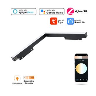 OEM Foco Lineal Led De &Aacute;ngulo Horizontal Wifi Zigbee Ultron 16w Para Rieles Magn&eacute;ticos Smart Track 48vdc 3000-5000k Regulable