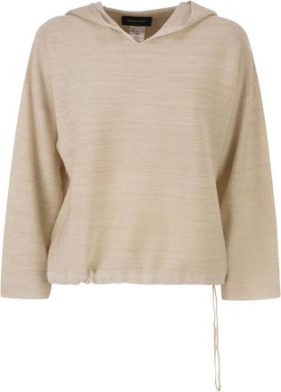 Fabiana Filippi Mujer, Sudaderas, Beige, Talla: L