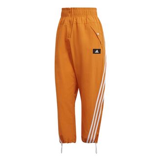 adidas (WMNS) adidas Sportswear Future Icons 3-Stripes Woven Pants Asia Sizing Orange HA0815