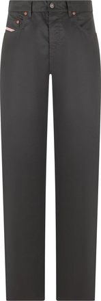 Diesel Comfortabele stoffen broek - Heren - Regular Fit Jeans - Grijs - W36 - Katoen - Jeans