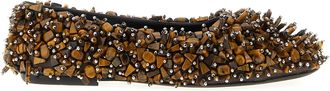 Dries Van Noten Beaded Ballet Flats